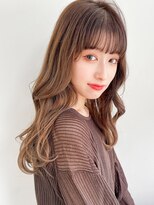 レア 表参道(L'ea)&nbsp;黒髪クラゲヘアーオリーブグレー小顔ココアベージュ