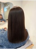 ストレートロング/チョコレートブラウン