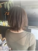 【札幌円山】ミディアムレイヤー/アッシュグレー/くびれレイヤー