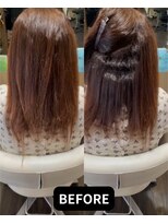 マルヘアデザイン&nbsp;【30代】他店で縮毛矯正を失敗。。。4時間が無駄に…