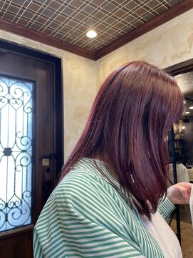 ヘアー クリエイト カルバリ(HAIR CREATE Calbari) 艶チェリー×レイヤーミディアム