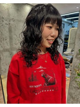 ビジュ(bijou) パーマ/横須賀/横須賀中央/カット/ブリーチなしカラー/汐入