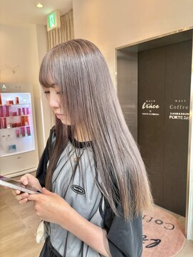 ソワンドブレス 阿倍野店(soin de brace) グレージュ/レディース/小顔