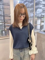 シアー(siar)&nbsp;ブリーチ無し　オリーブベージュ　オリーブカラー　ダブルカラー