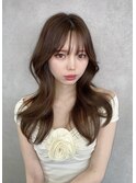 ナチュラル上品くびれヘア韓国レイヤーカット