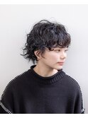 パーマ/ショートウルフ/レイヤーカット/黒髪/豊橋/豊川/田原