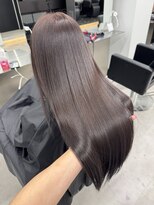 ラピステン 福岡天神 大名店(Lapis) 縮毛矯正/グレージュ/ブラウン/ダブルカラー/髪質改善