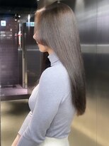 ペレ 栄店(PELE)&nbsp;黒髪カタログ/クラゲヘアー/オリーブグレー/栄