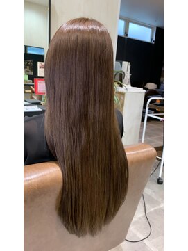 アプシー 三木店(Apsee) ロングカット　×ブラウンカラー