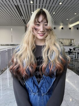 ペレ 栄 アネックス(PELE栄ANNEX) クラゲヘアー/小顔に見せるヘア/ココアベージュ/栄