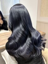 ジーナ 渋谷本店(Zina)&nbsp;ダブルカラー履歴で作るダークアッシュパープル【Zina渋谷本店】