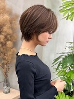 ギークス(GEEKS) 【GEEKS渋谷】ナチュラルショートウルフ/20代30代/冬カラー/小顔