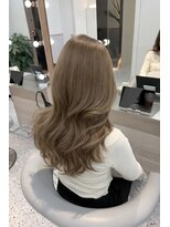 ロール 博多(Role)&nbsp;顔周りカット/シースルー/暗髪/グレージュ/小顔