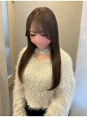 グレージュ/透明感カラー/ブリーチ/ハイトーン【新保/青江】