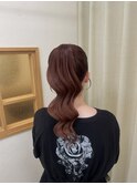 ポニーテール　ハイポニー　