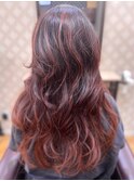 【ブリーチ不使用】バレイヤージュ×バタフライレイヤー