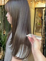 ヘアプレイスソル (HAIR PLACE SoL)&nbsp;透明感アッシュグレージュ/ロング/レイヤーカット