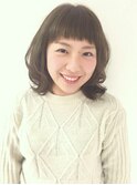 ∇ミントアッシュ×ゆるふわロブ×ざっくりバング