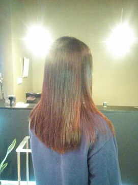 プロデュース グッド デザイン レミュー(produce good design LES MUES) 【LES MUES千葉】ナチュラルグラデ サラツヤストレート