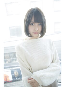 サロンドミルク 原宿(salon de MiLK) 【salon de MiLK 原宿】透け感ボブ