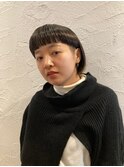 個性派ワイドバングボブ☆
