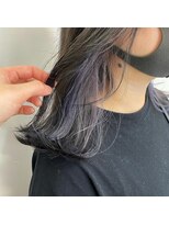 キー(kii) ラベンダー インナーカラー 福岡 天神 今泉 薬院