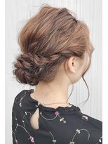 クレドガーデン 西新井店(CRED GARDEN)  ゆるふわアレンジ お団子 シニヨンアレンジ 二次会 結婚式
