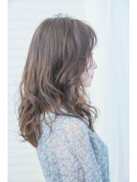 エアービジュー(Air Bijou) ウェーブ×デジタルパーマ×レイヤーカット 20代30代40代