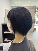 絶壁を隠すショートhair☆