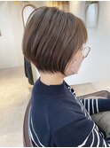 グレージュヘルシースタイルショート
