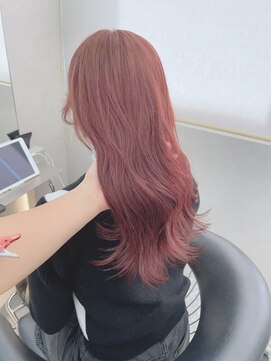 ロンド マーレ 天神大名店(Lond mare) チェリーブラウン/フェミニン/ダークアッシュ/束感/前髪カット