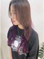 モアビー(More.vie) インナーカラー紫