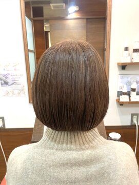 ムードコア 関内店(mu;d Coa) ナチュラルボブ