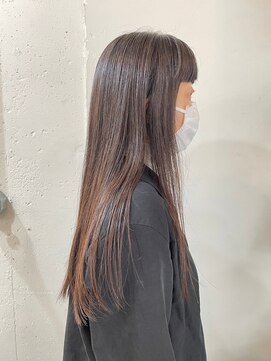 ヴァージ(Verge) レイヤーカット/ウェーブパーマ/前髪/こなれミディ[代官山駅]