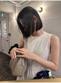 黒髪ボブ
