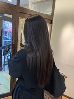 ナンプウ(Nanpu) オリーブグレージュ×縮毛矯正