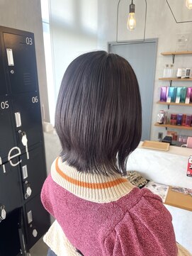 シェル 津山の手店(shel) 20代30代大人可愛い髪質改善カラーアッシュグレージュ透明感