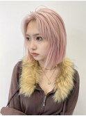切りっぱなしボブ長めボブナチュラルボブ結べるボブ前下がりボブ