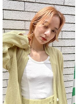 ロンドシエル 横浜(Lond ciel) ミニウルフレイヤーカット顔周り前髪韓国ショートボブ/横浜