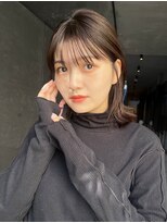 ガーデンヨコハマ(GARDEN YOKOHAMA)&nbsp;ミディアム/ボブ/くびれヘア/暗めカラー/外ハネ