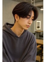 サードバイローラン(THiRD by ROULAND) 【THiRD】刈り上げセンターパートサーフカールフェザーパーマ