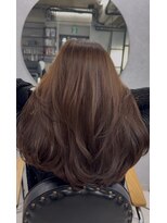 ハーシーバイアポロ 相模大野(HERSHE by apollo)&nbsp;ミディアムヘア/暗めカラー/グランマッシュ/レイヤーカット