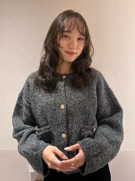 マイル 渋谷(mile) ヘーゼルベージュ×ミディアムヘア