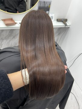 美髪矯正(縮毛矯正)+SSランクトリートメント