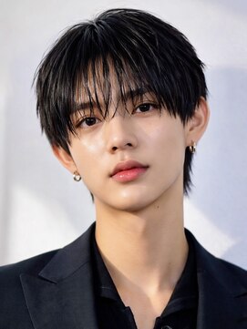 オーシャントーキョー サニー 原宿(OCEAN TOKYO Sunny) シースルーマッシュフェザーパーマラウンドマッシュ韓国マッシュ