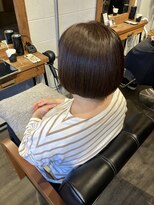 ヘアードレスビュー(hair dress V.I.E.W)&nbsp;あごレングス、艶ボブ