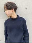 men's center part