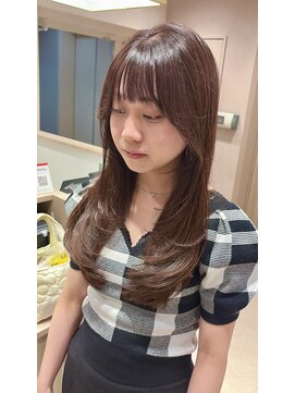エレノア 静岡店(Eleanor) 【八重津】たっぷりレイヤー×ほんのりピンクブラウン