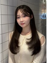 シー バイ ロンド 新宿(Sea by Lond)&nbsp;ワンホンレイヤー×ダークグレージュ[新宿/髪質改善/レイヤー]