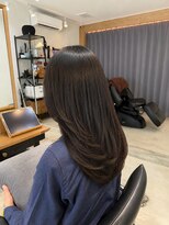 キャリーテ(quali-te)&nbsp;50代 白髪をなじませるロングレイヤー